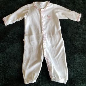 Magnolia Baby Girls One Piece with Pink Flamingo